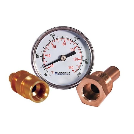 Legend Valve 3" TEMP GAUGE W/1/2" MPT THERM 800-652